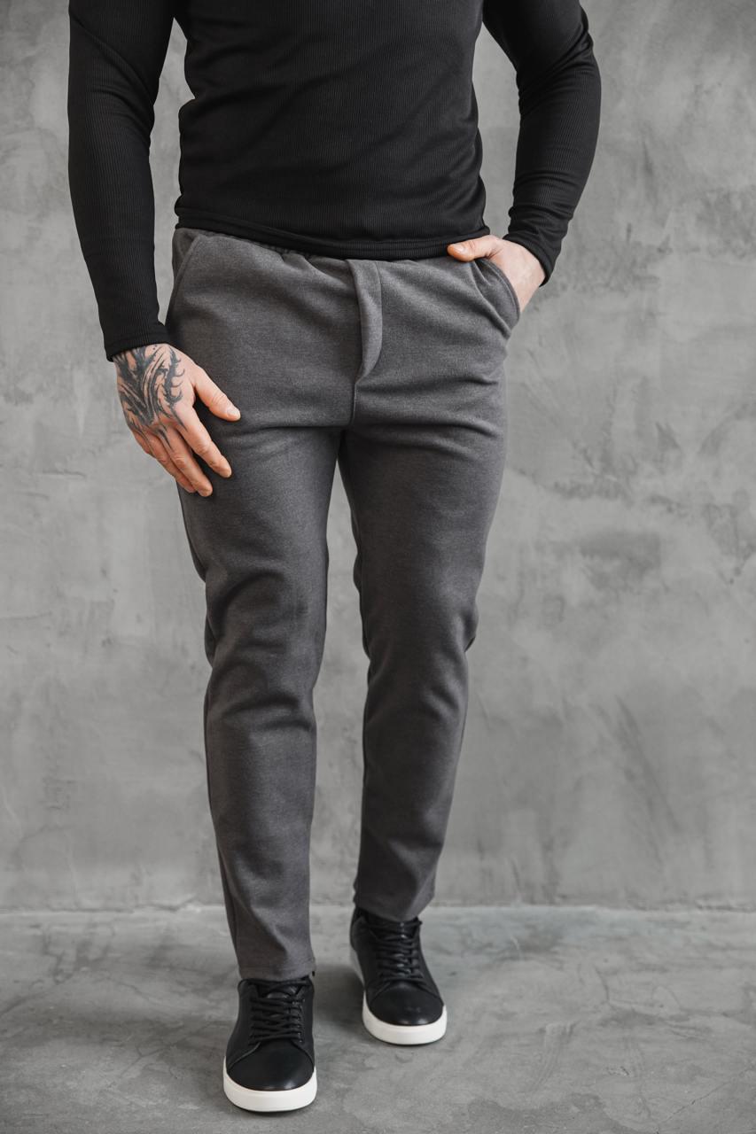 Штани чоловічі зимові slim-fit J0027 на флісі XL Графіт (J0027/1/4) - фото 3 Штани чоловічі зимові slim-fit J0027 на флісі XL Графіт (J0027/1/4) - фото 3