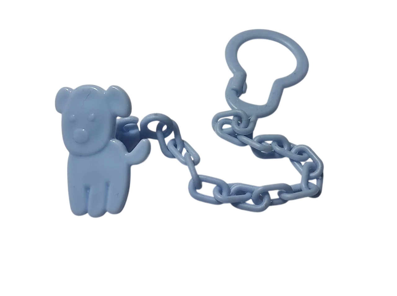 Тримач для пустушки з ланцюжком Блакитний (14-8-1219-БЛ)