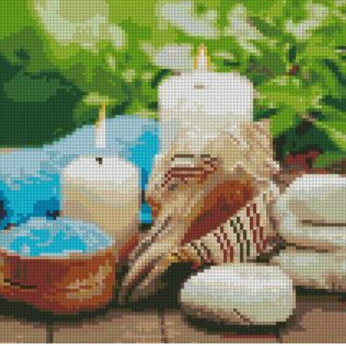 Алмазная мозаика Strateg Премиум Арома-терапия 30x30 см (CA-0039)