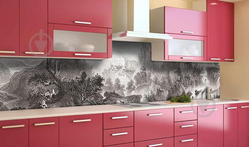 Наклейка виниловая кухонный фартук Zatarga "Гобелен" 600х2500 мм