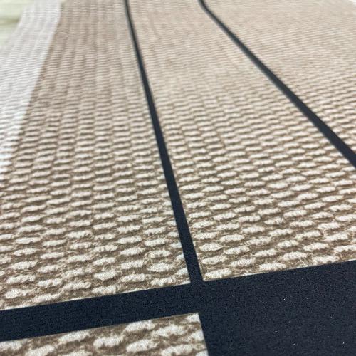 Набор ковриков для кухни/ванной Kitchen Geometry 2в1 диатомитовый 160х50/80х50 см Бежевый (KD2KitchenGeometry160beige) - фото 7