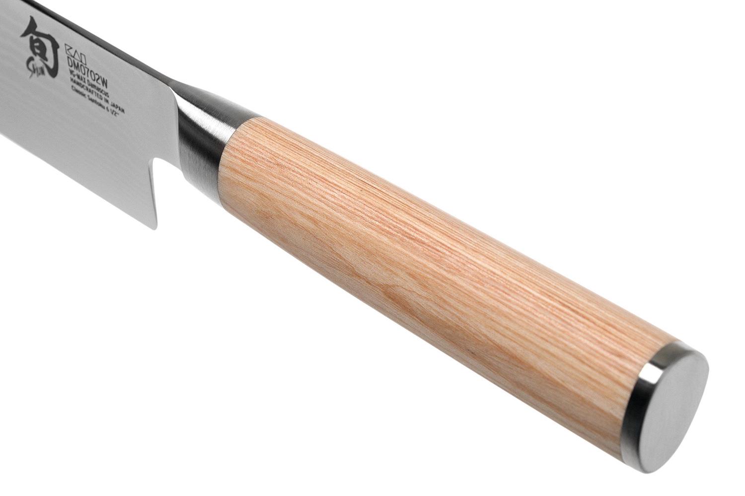 Нож кухонный KAI Shun Classic Сантоку 180 мм White (DM-0702W) - фото 4 Нож кухонный KAI Shun Classic Сантоку 180 мм White (DM-0702W) - фото 4