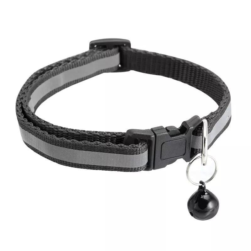 Ошейник для собак/котов 19-32 см Black