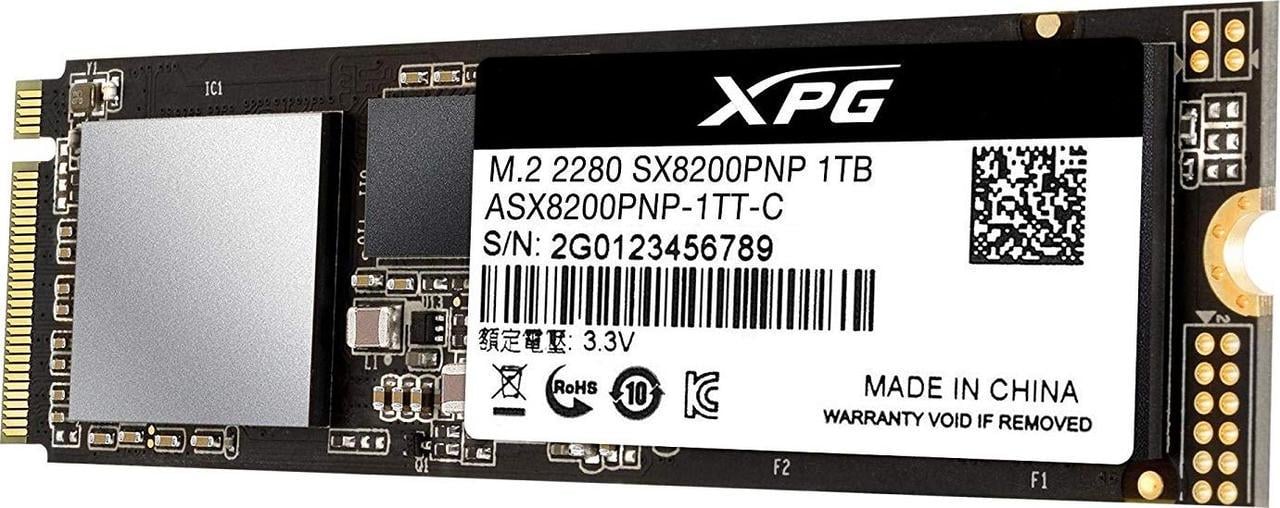 SSD-диск Adata XPG SX8200 Pro 1 TB (ASX8200PNP-1TT-C) - фото 2 SSD-диск Adata XPG SX8200 Pro 1 TB (ASX8200PNP-1TT-C) - фото 2