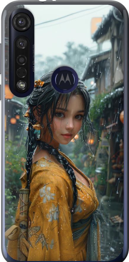Чехол на Motorola G8 Plus Anime-girl (6133u-1837-42517)