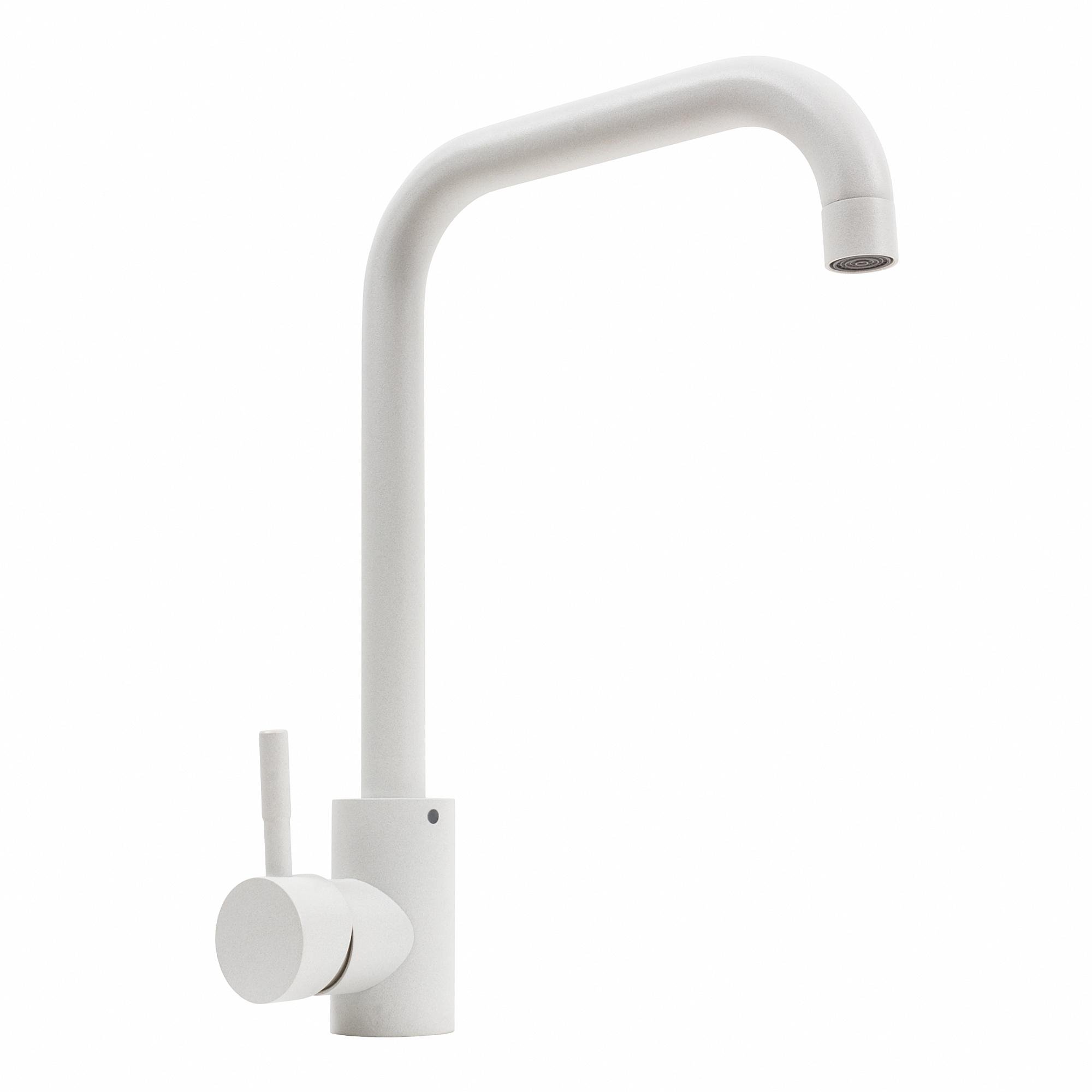 Смеситель для кухни Platinum NS02B PLS-A40470 однорычажный Белый (217346)