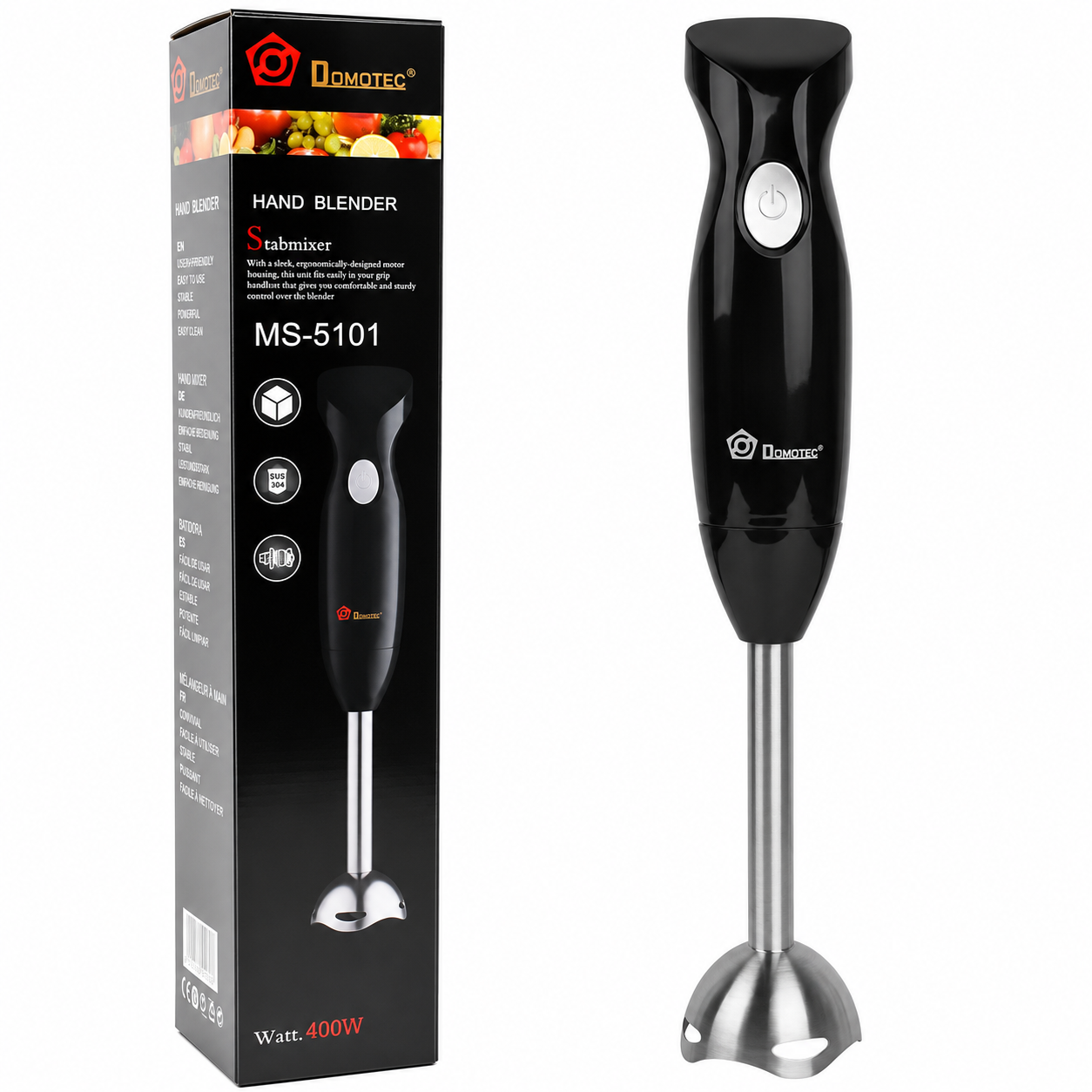 Блендер погружной ручной Domotec MS 5101 350 Вт (ML-06316)