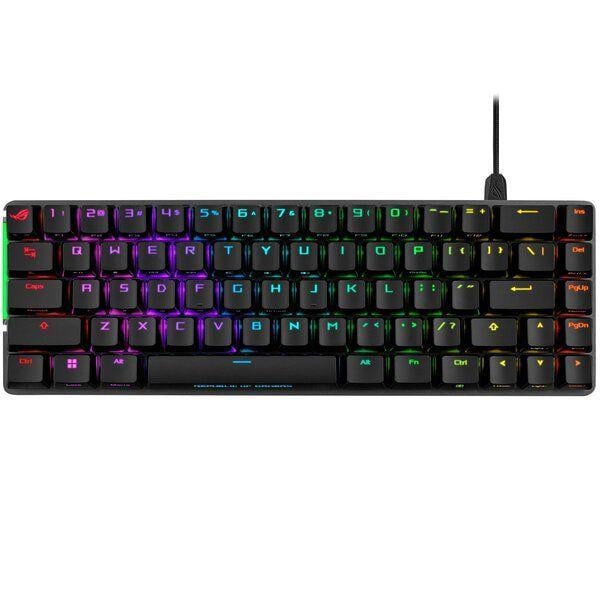 Клавиатура Asus ROG Falchion Ace LED 68key NX RD USB Black (90MP0346-BKUA01)