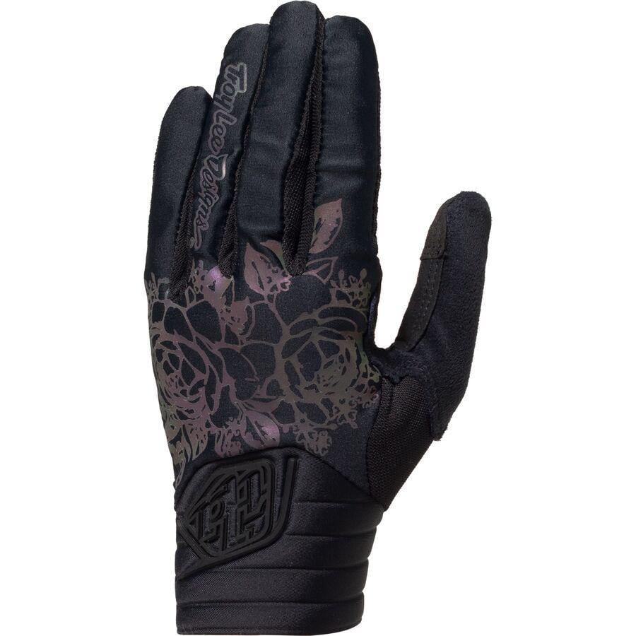 Велорукавички жіночі Troy Lee Designs WMN'S LUXE GLOVE M Floral Black - фото 3