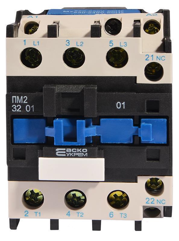 Контактор-пускатель АСКО-Укрем ПМ 2-32-01 M7 LC1-D3201 32А 220 B 1NC (A0040010050) - фото 2