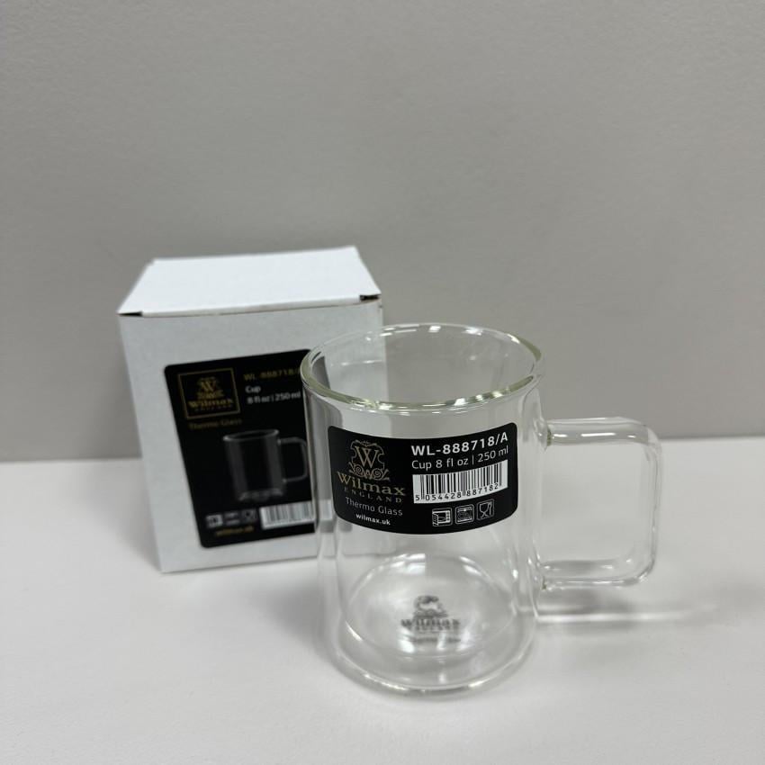 Чашка з подвійним дном Wilmax 888718 циліндрична 250 мл (2776506728) Чашка з подвійним дном Wilmax 888718 циліндрична 250 мл (2776506728)