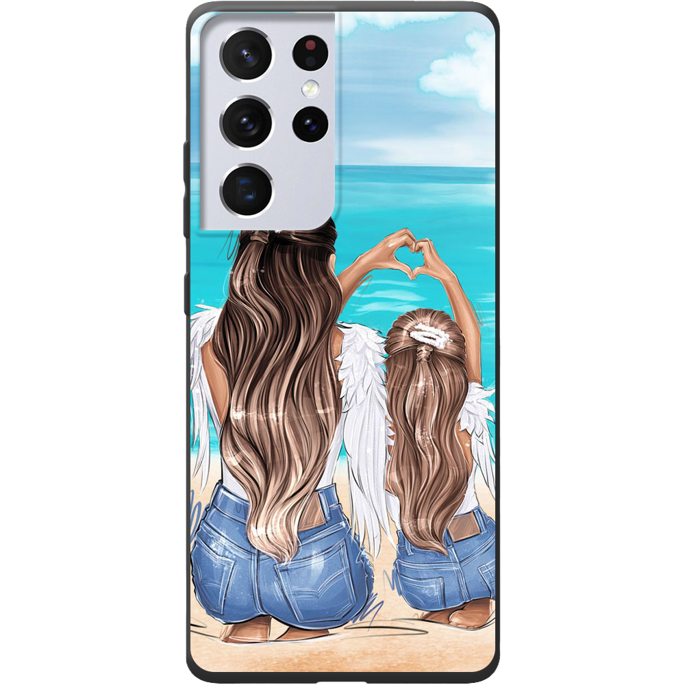 Чехол BoxFace Samsung G998 Galaxy S21 Ultra Family Vacation Черный силикон (41719-up2380-42011)