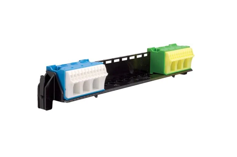 Держатель с клеммами PE/N 11xN+11xPE/3xN+3xPE (VZ461)