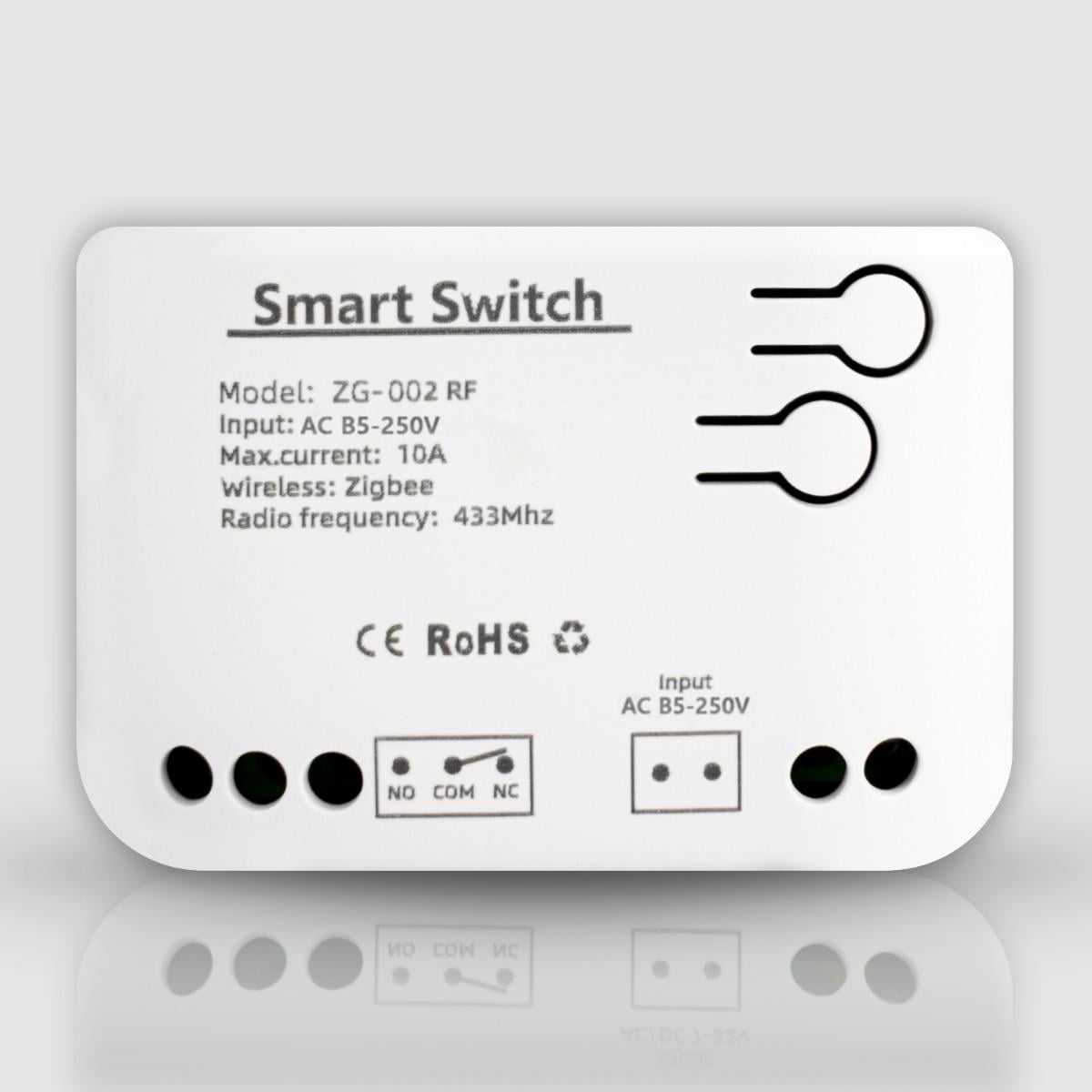 Реле с сухим контактом Tuya Smart 85-250V AC одноканальное ZigBee (WH00530)