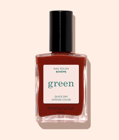 Эко-лак для ногтей Manucurist GREEN Dark Pansy 15 мл Бордовый