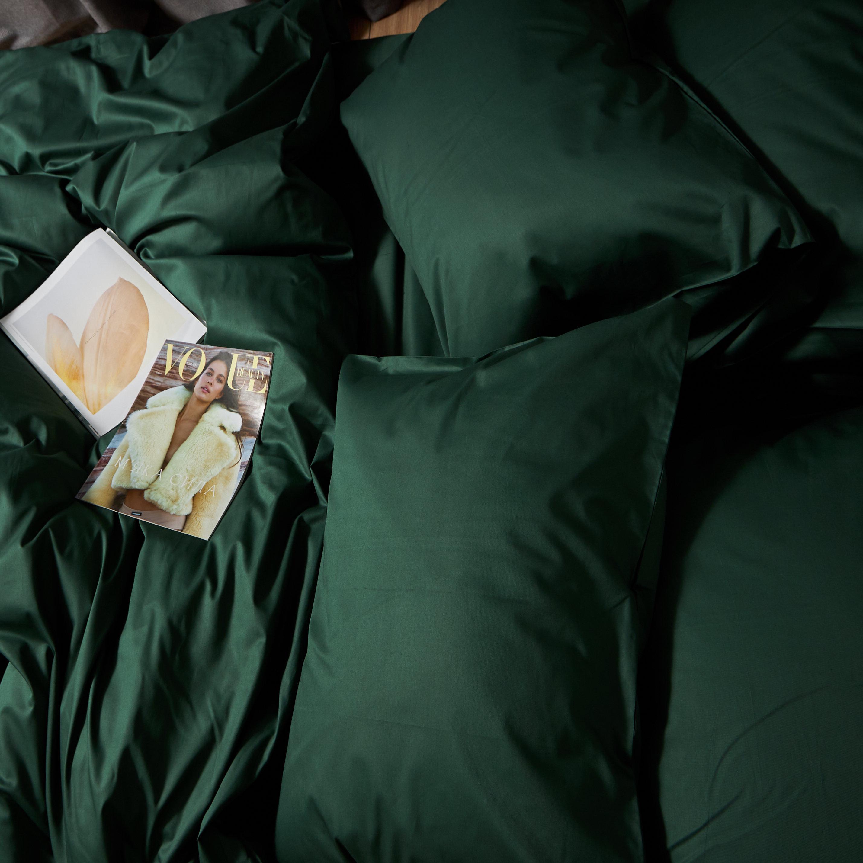 Комплект постільної білизни Moon&Star Satin Premium Evergreen Dream Полуторний Євро наволочки 2 шт. 160x220 см (MS-820010031) - фото 7