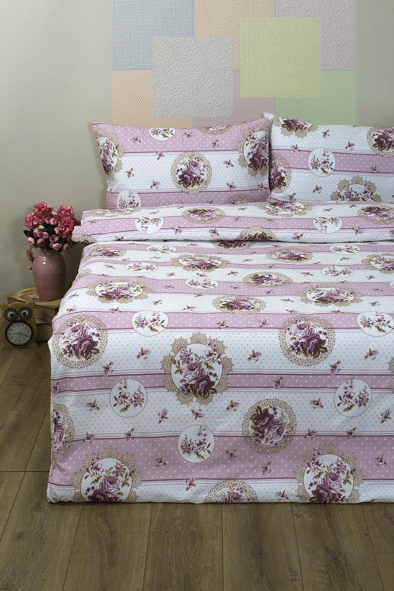 Комплект постельного белья Lotus Ranforce Vintage семейный Лиловый (2000022092708)