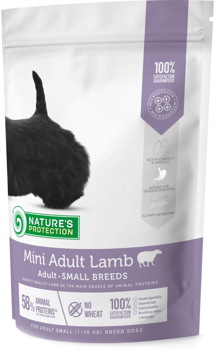 Корм сухой для собак Nature's Protection Mini Lamb Small breeds 500 г (4771317457332)