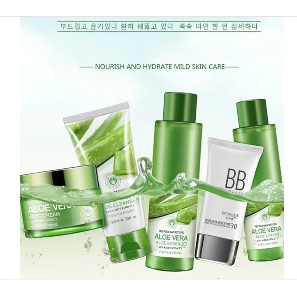 Подарунковий набір косметики по догляду за обличчям BIOAQUA Aloe Vera - фото 3