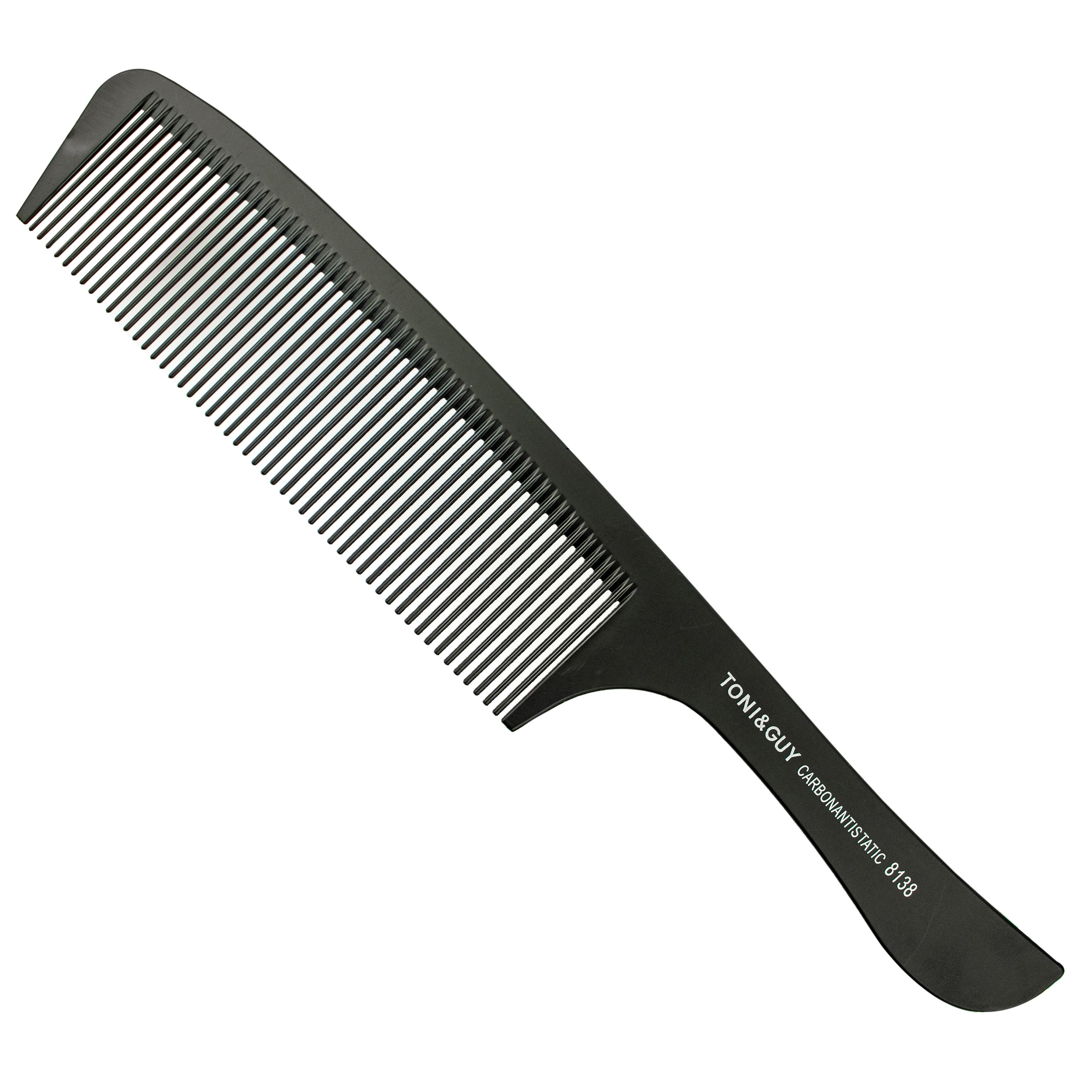 Гребінь T&G 8138 з ручкою Чорний (mslc322012)