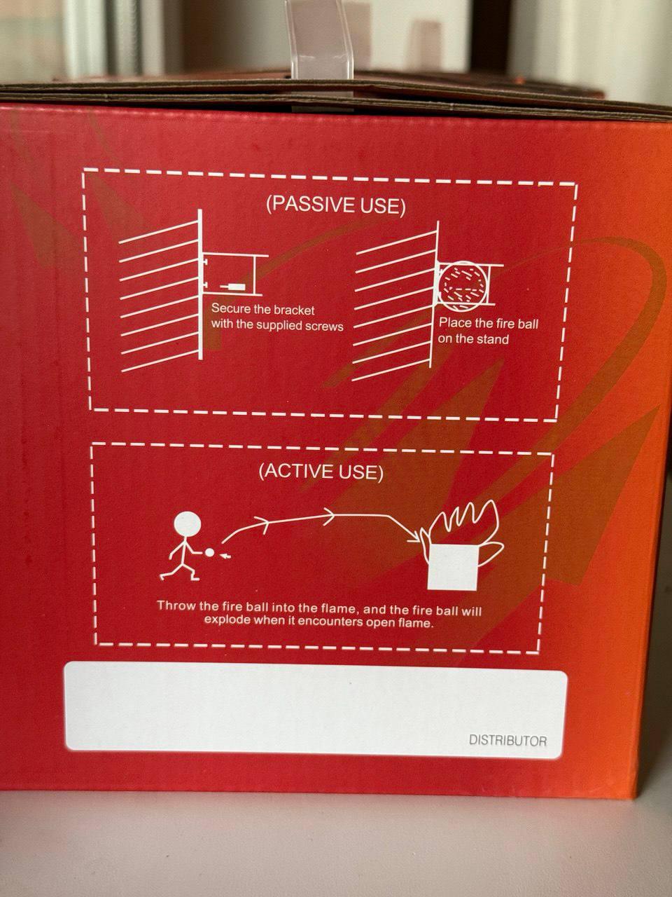 Огнетушитель порошковый для бытовых условий AFO Fire Ball 1,3 кг - фото 8 Огнетушитель порошковый для бытовых условий AFO Fire Ball 1,3 кг - фото 8