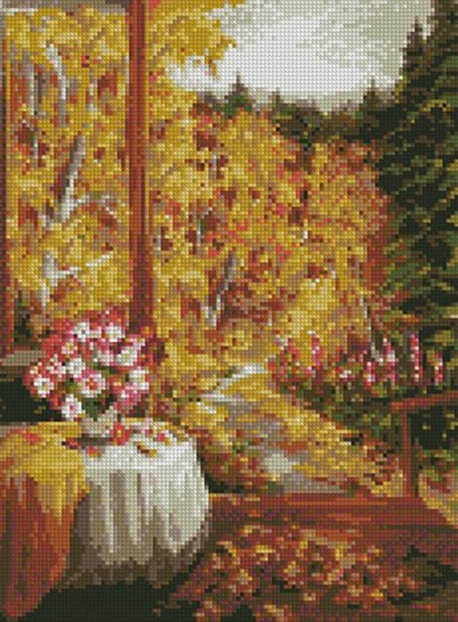 Алмазная мозаика Идейка Дыхание осени 30x40 см (AM6055)