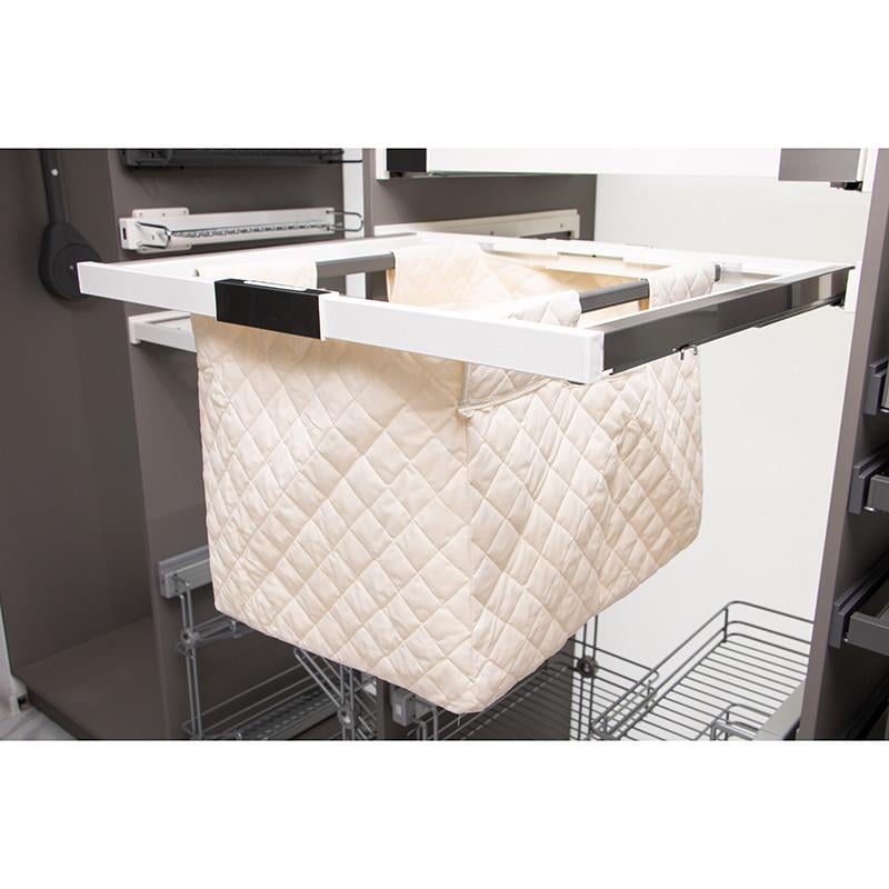 Кошик для білизни Venus VIBO тканинний навісний 440 мм Графіт (APSV46VGF) - фото 2 Кошик для білизни Venus VIBO тканинний навісний 440 мм Графіт (APSV46VGF) - фото 2