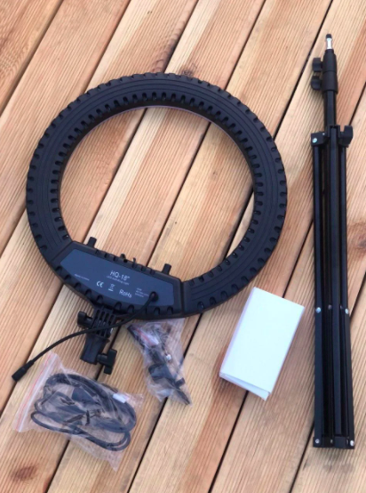 Кільцева професійна led лампа D45 см HQ18 з пультом (HQ 18-VP) - фото 3