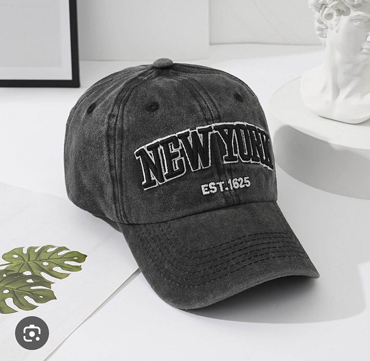 Кепка унісекс Wuke логотип New York 1625 з вигнутим козирком One size Чорний (B734) - фото 5