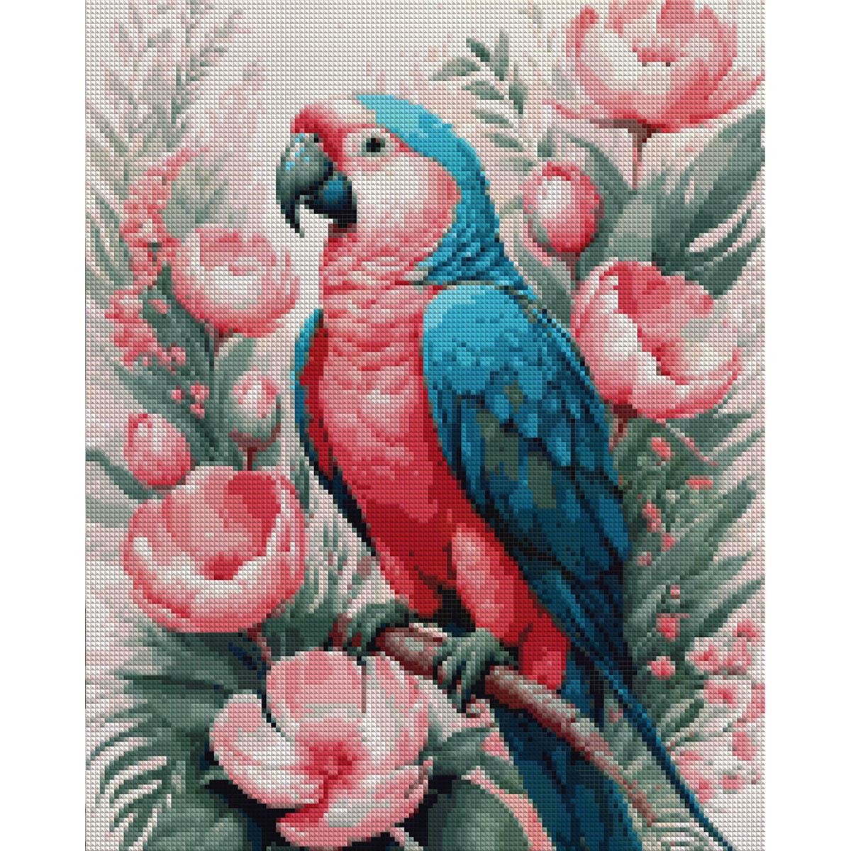 Алмазная мозаика Santi Розовый попугай 40x50 см (Top-954917)