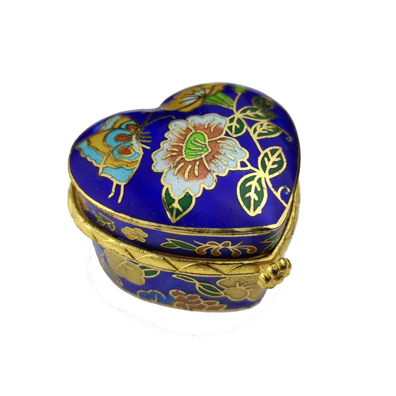 Скринька клуазоне 5х5х3,5 см Синій (С1091)