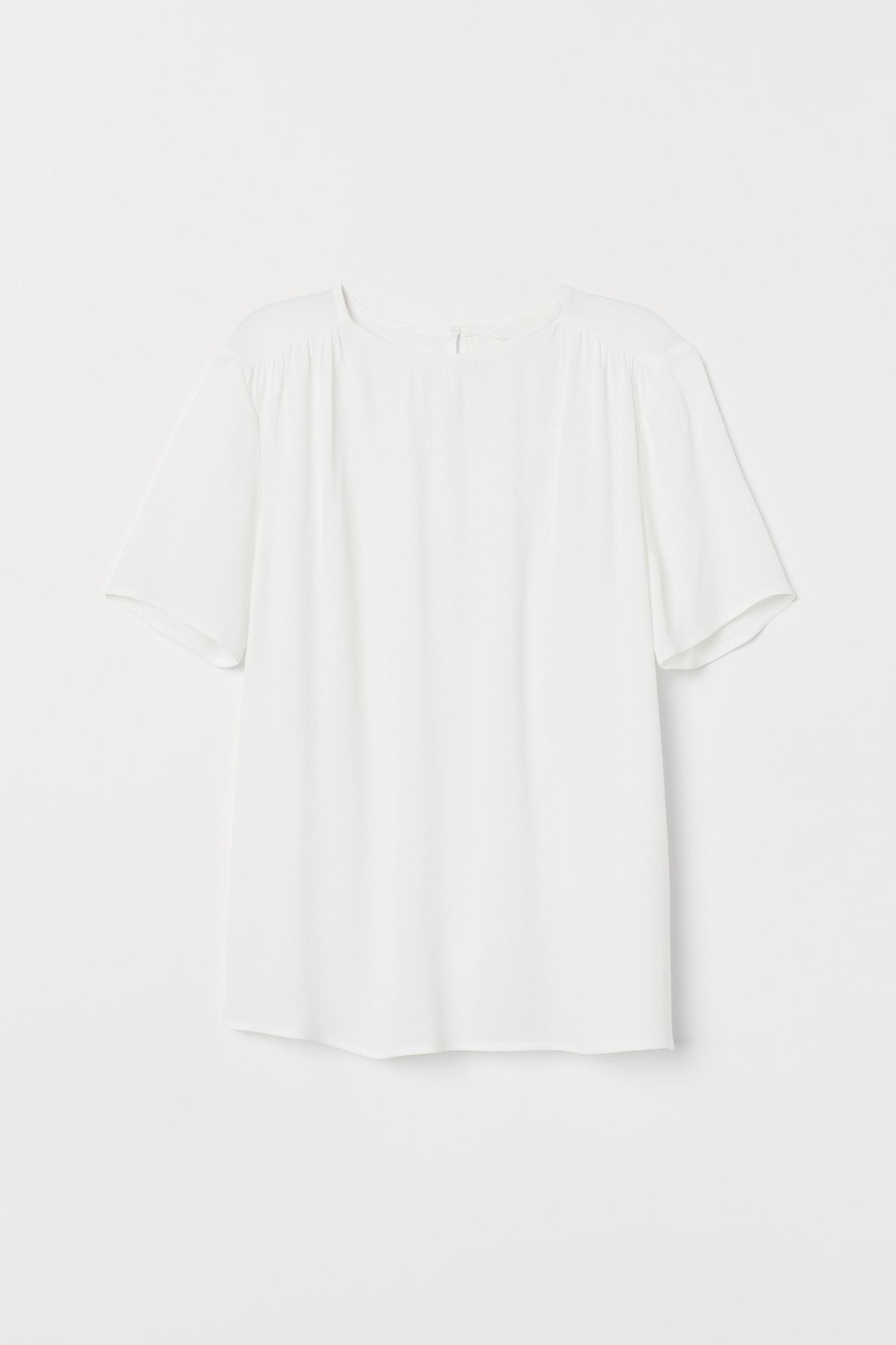 Блуза H&M р. 42 Белый (19127576710) Блуза H&M р. 42 Белый (19127576710)