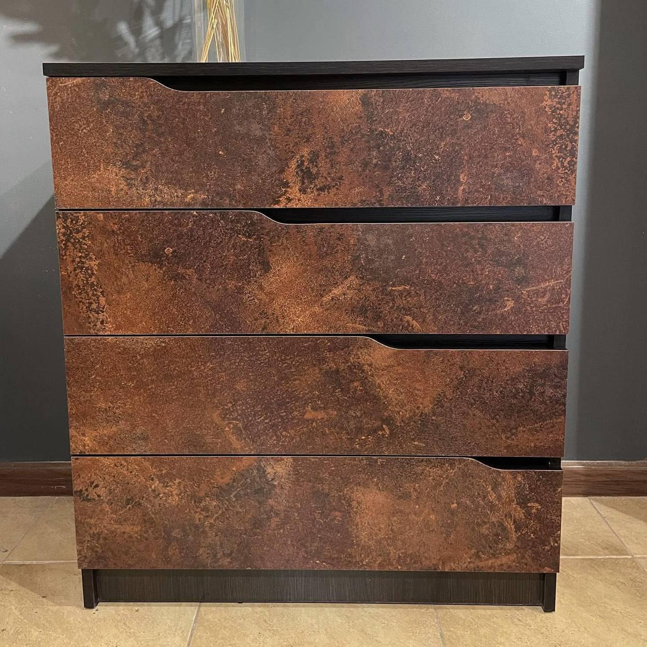 Комод для спальни с выдвижными ящиками Vasco оксид 80х90х42 см (000048855) Комод для спальни с выдвижными ящиками Vasco оксид 80х90х42 см (000048855)