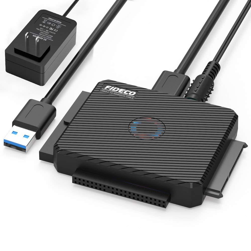 Док-станция Fideco для 2,5"/3,5" SATA/IDE HDD/SSD USB 3.0 Черный (FDS4SA0SI3PB 2636)