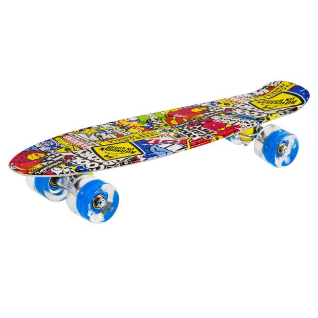 Пенниборд ПУ колеса со светом 56 см SC20427 (27437721)