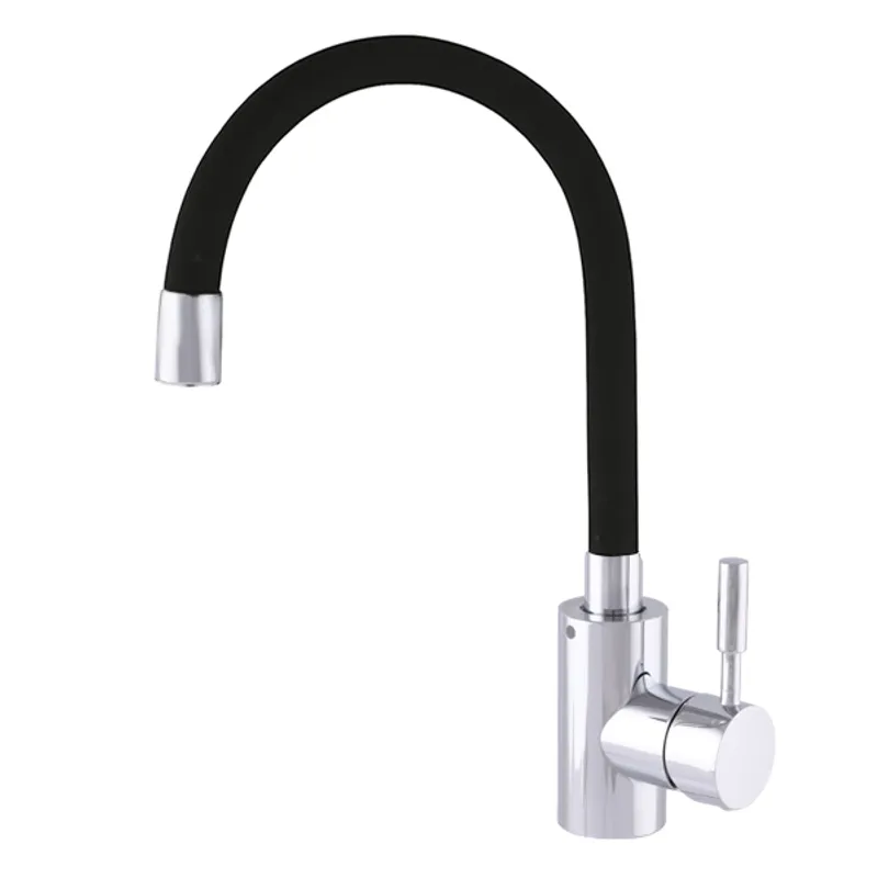 Смеситель для кухни с силиконовым изливом Champion SUS-011 Reflector (CH0293)