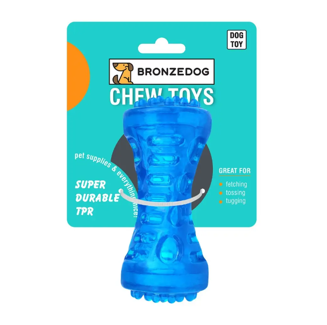 Іграшка для собак BronzeDog CHEW Звукова гантель 5х13 см (1R0510) - фото 1