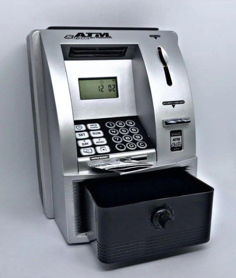 Копилка электронная Банкомат АТМ со звуковыми эффектами и кодовым замком (23389886) - фото 3 Копилка электронная Банкомат АТМ со звуковыми эффектами и кодовым замком (23389886) - фото 3