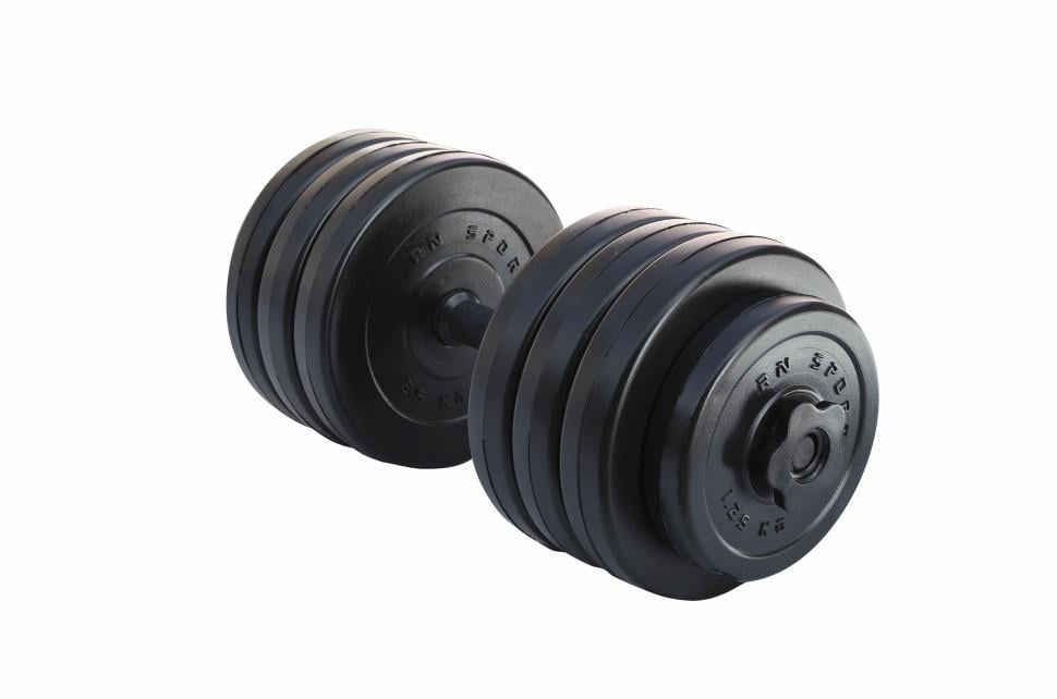 Гантель разборный RN-Sport Long с пластиковым покрытием 18 кг (25551098) - фото 1 Гантель разборный RN-Sport Long с пластиковым покрытием 18 кг (25551098) - фото 1