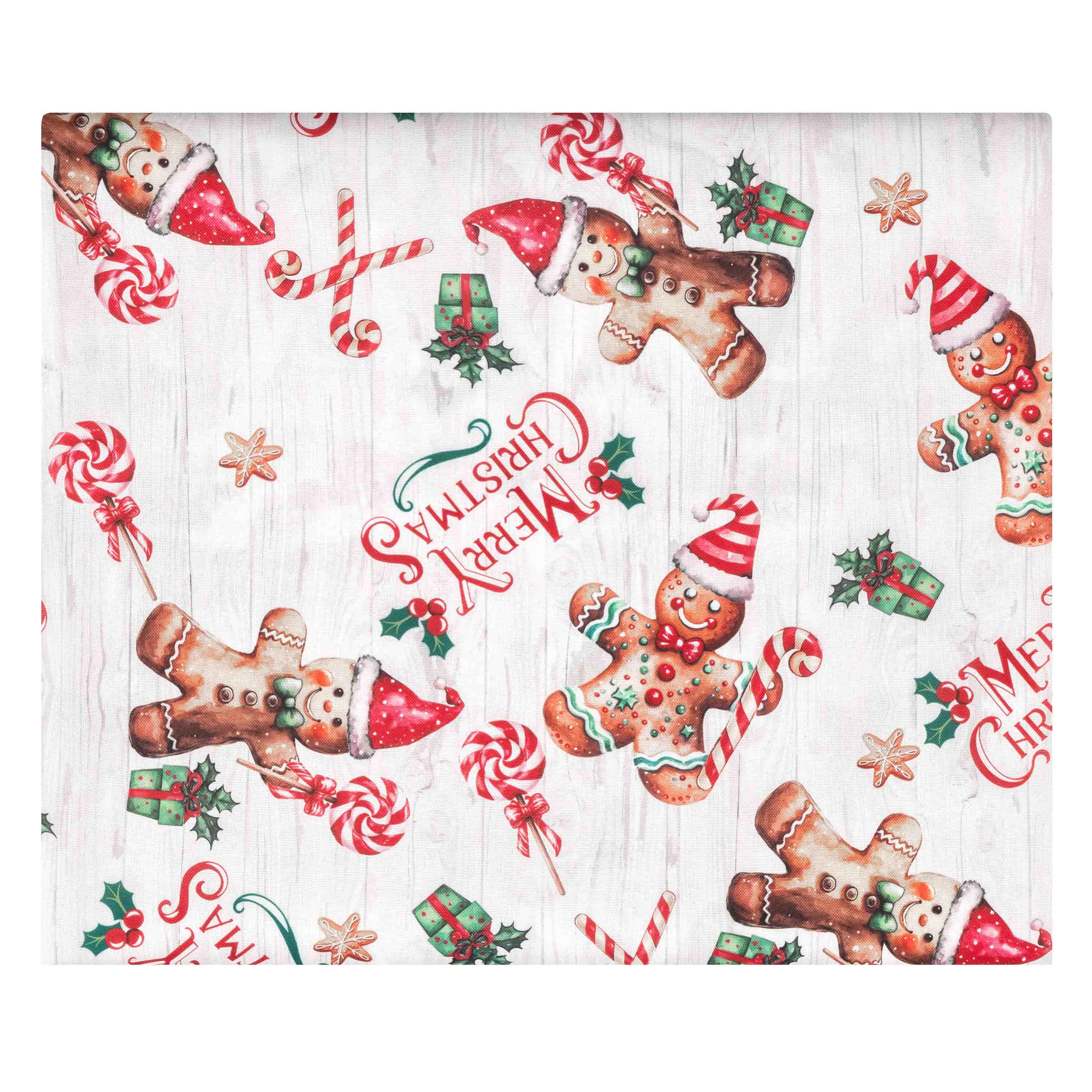 Скатерть Ardesto Christmas Gingerbread 140х180 см Красный (ART08HG)