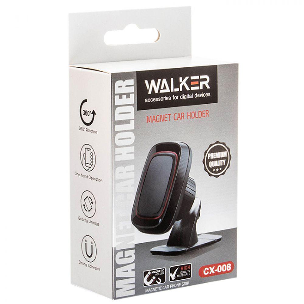 Автотримач для телефону магнітний Walker CX-008 Black - фото 2