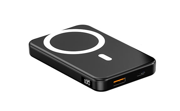 Повербанк магнітний 2в1 MagSafe with stand 10000 mAh A27-1 (2134385635)