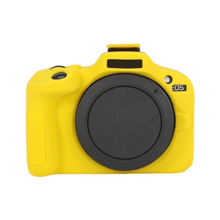 Чехол для фотоаппаратов Canon EOS R100 защитный силиконовый Желтый Чехол для фотоаппаратов Canon EOS R100 защитный силиконовый Желтый