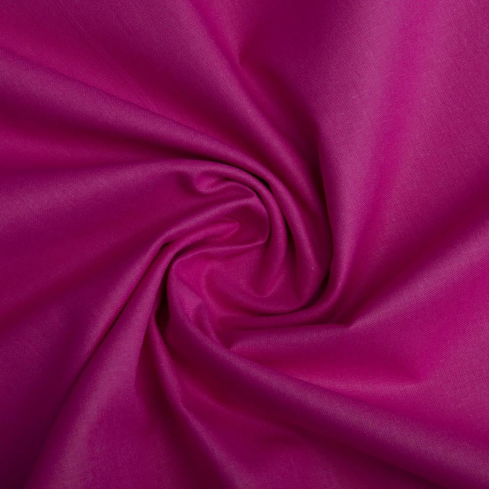 Ткань для постельного белья V-33 бязь ранфорс 2,4 м Малина (20082)