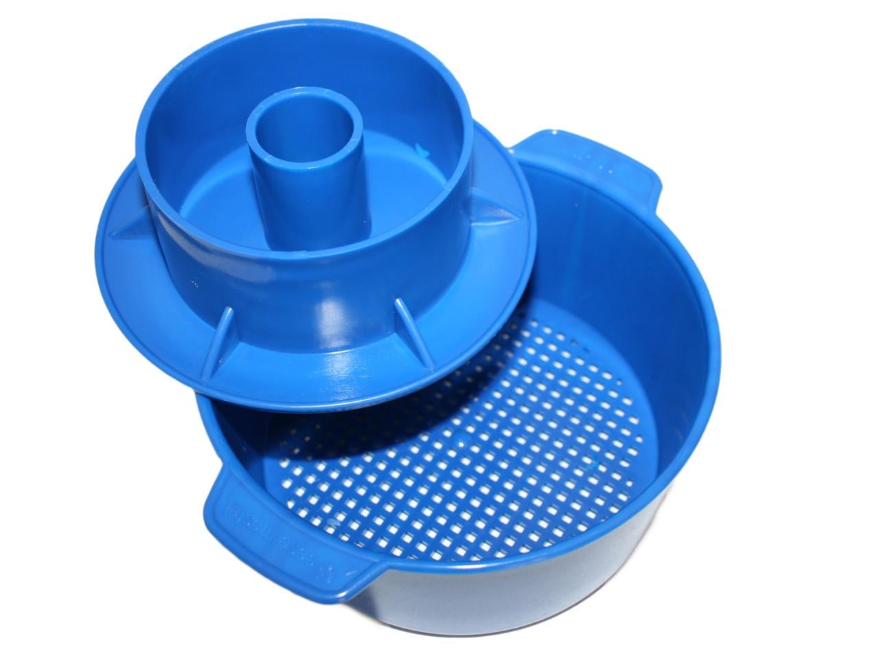 Форма с поршнем Cheese master пластиковая 1,2 л Blue (18964474)