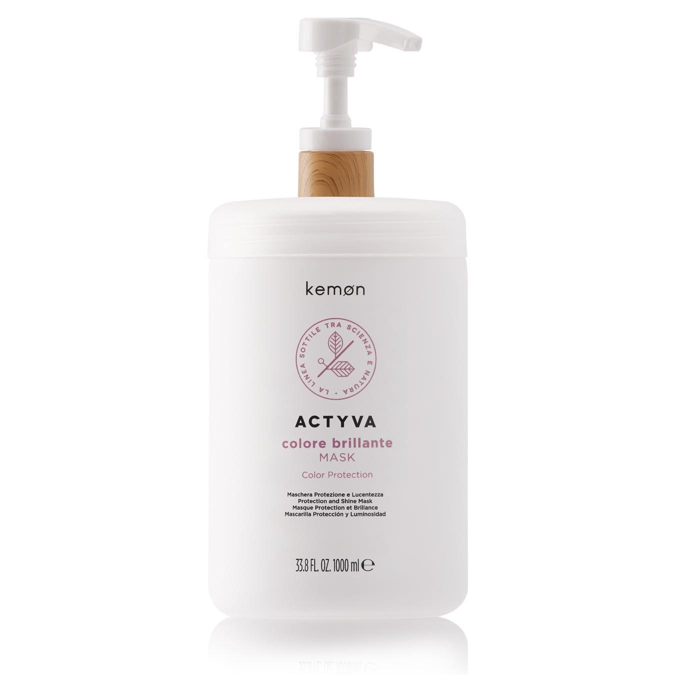 Маска для окрашенных волос Kemon Actyva Colore Brillante Mask 1000 мл (10783336)