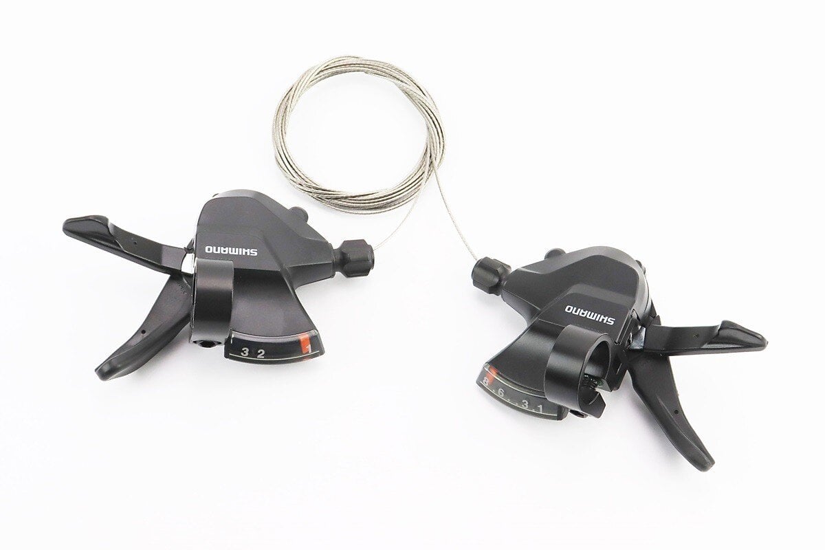 Переключатели скоростей Shimano манетка для велосипеда 3x8 скоростей чёрные (10033433)