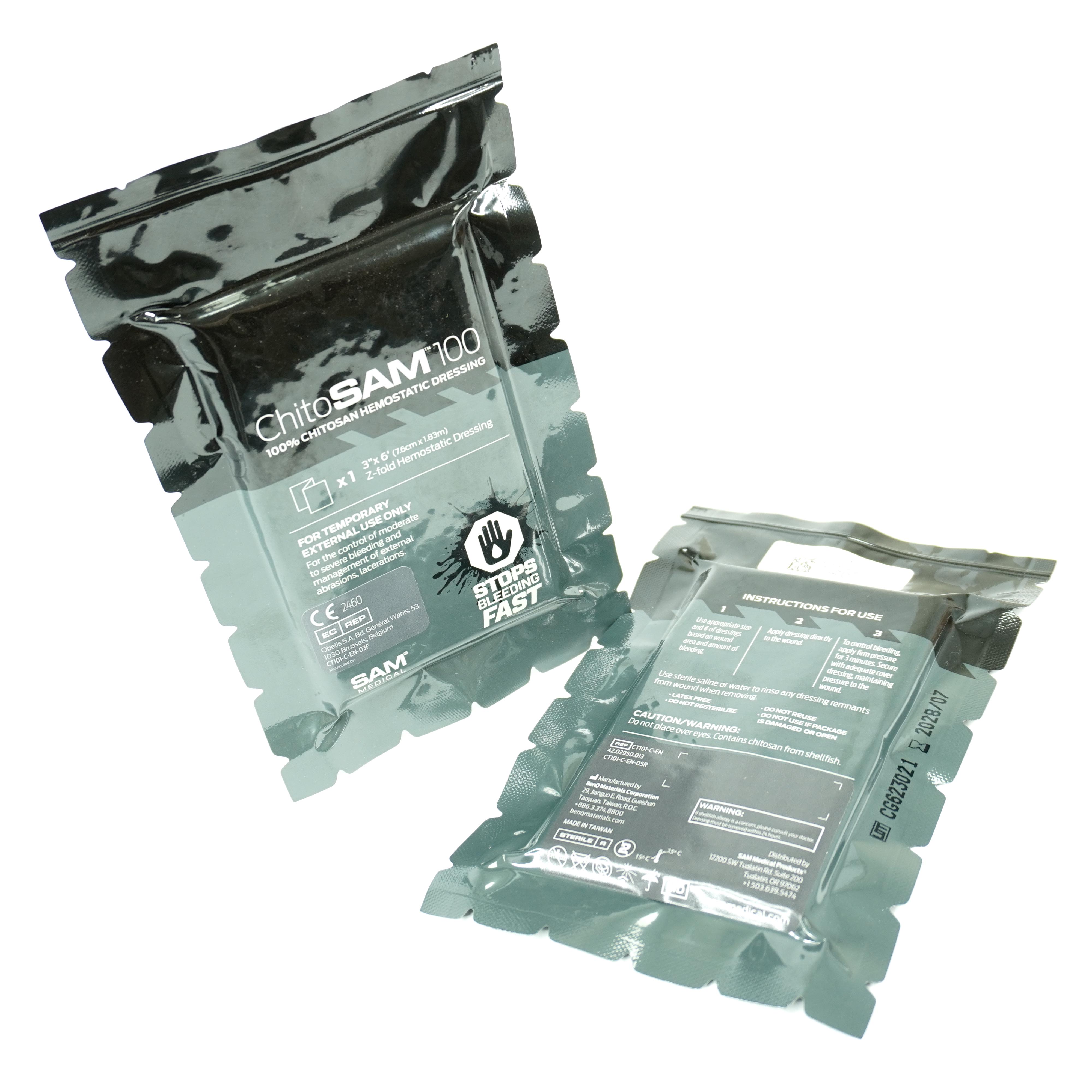 Бинт гемостатичний ChitoSAM 100 (021527) - фото 2 Бинт гемостатичний ChitoSAM 100 (021527) - фото 2