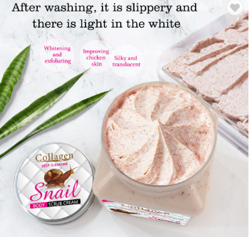 Скраб для тіла Collagen Snail з муцином равлики 500 мл - фото 2 Скраб для тіла Collagen Snail з муцином равлики 500 мл - фото 2