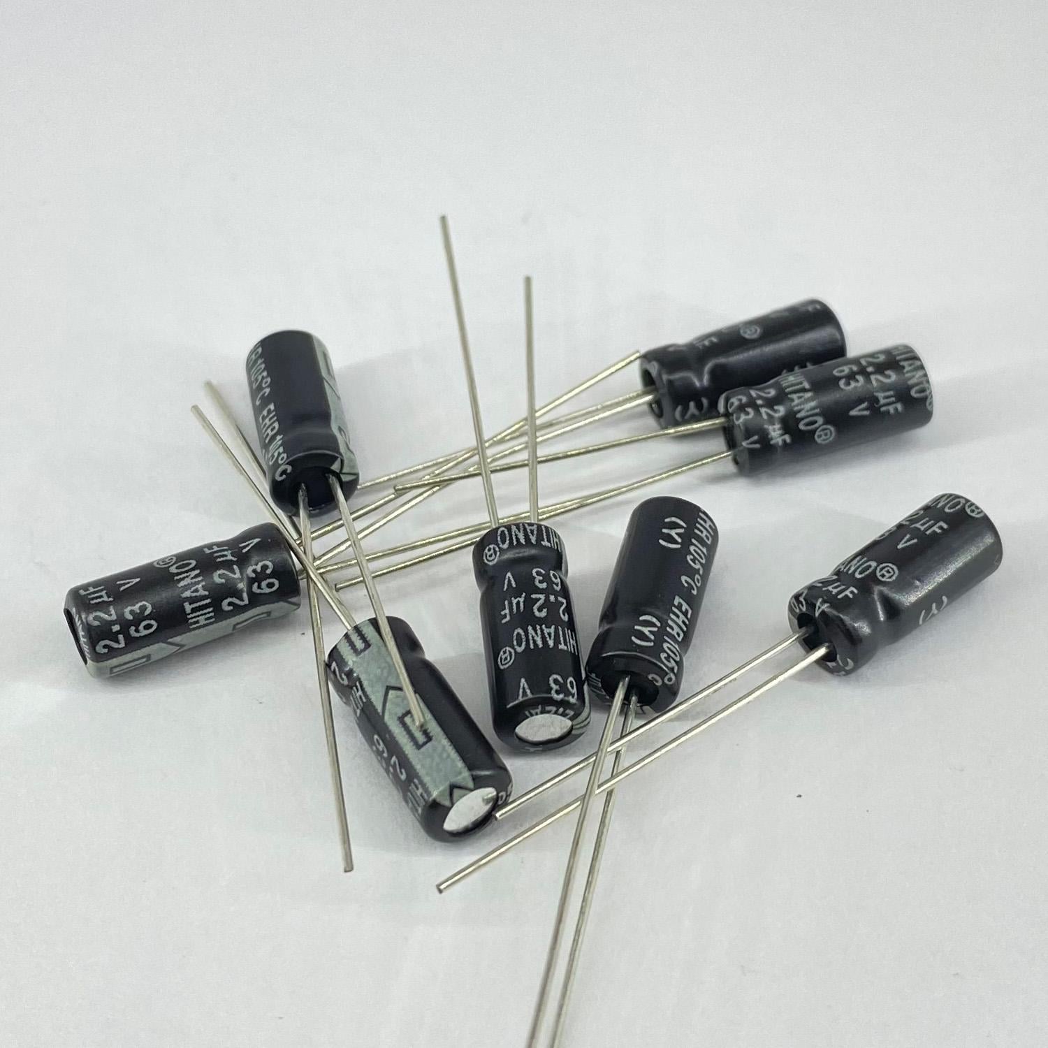 Электролитические конденсаторы HITANO 2,2 мкф 63V 5x11 мм 105 °C (5220)